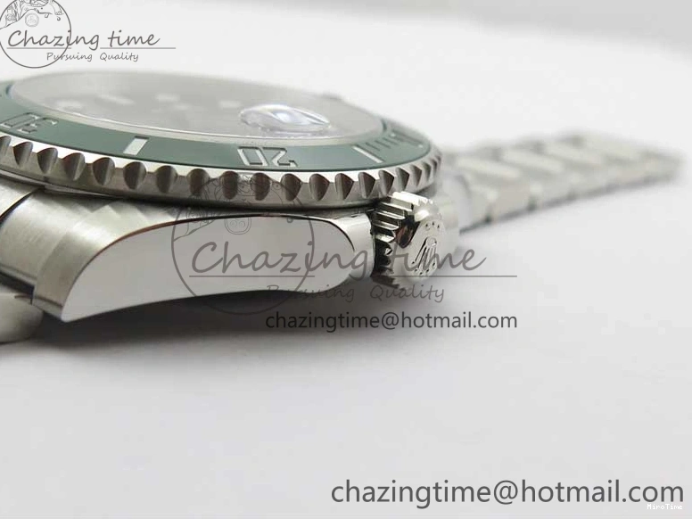 MiroTime 0701 Bold Submariner 41mm 126610 LV Kermit EWF Black Dial on SS Bracelet A 2765